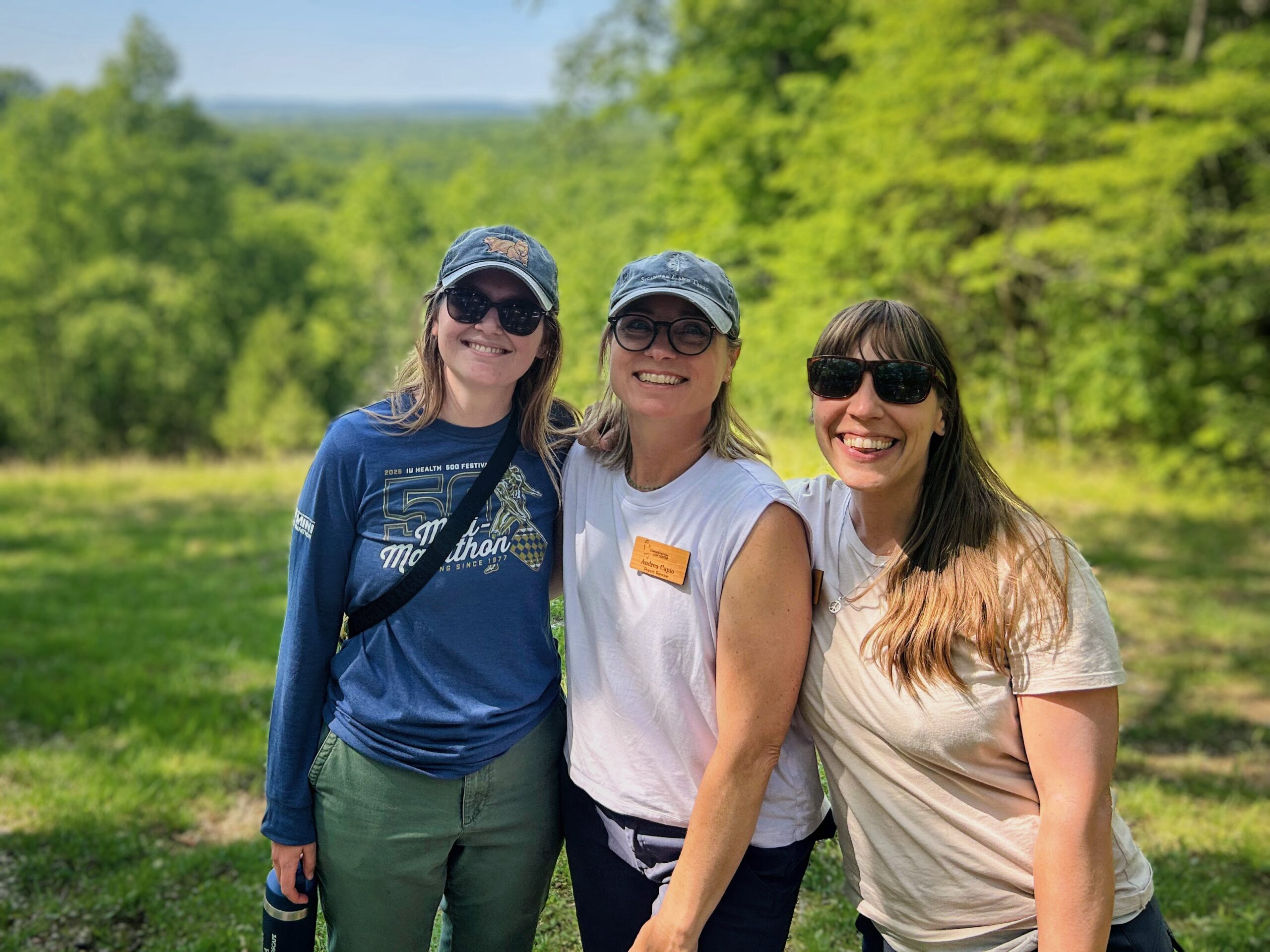 Conservation Law Center staff: Dr. Raenah Bailey, Andrea Capio, and Christie Pace. Photo courtesy of Andrea Capio.